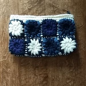 Wool Crocheted Clutch